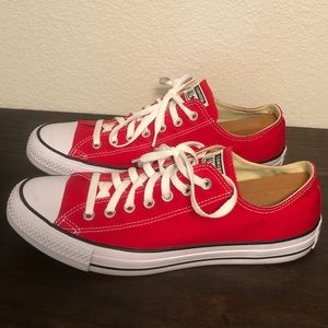 Red Converse Mens 11 All Stars